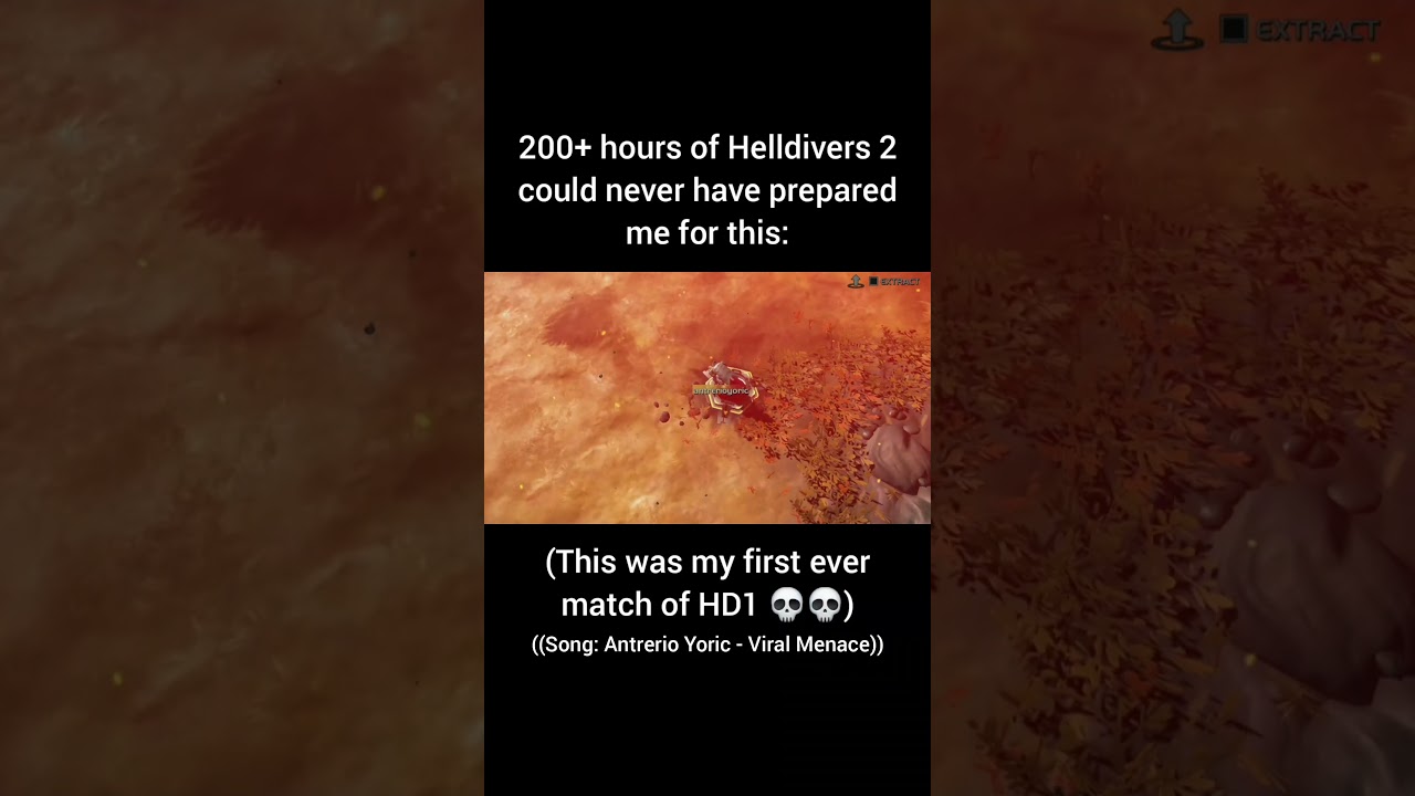 Helldivers 2 veteran plays Helldivers 1 #helldivers2 #memes