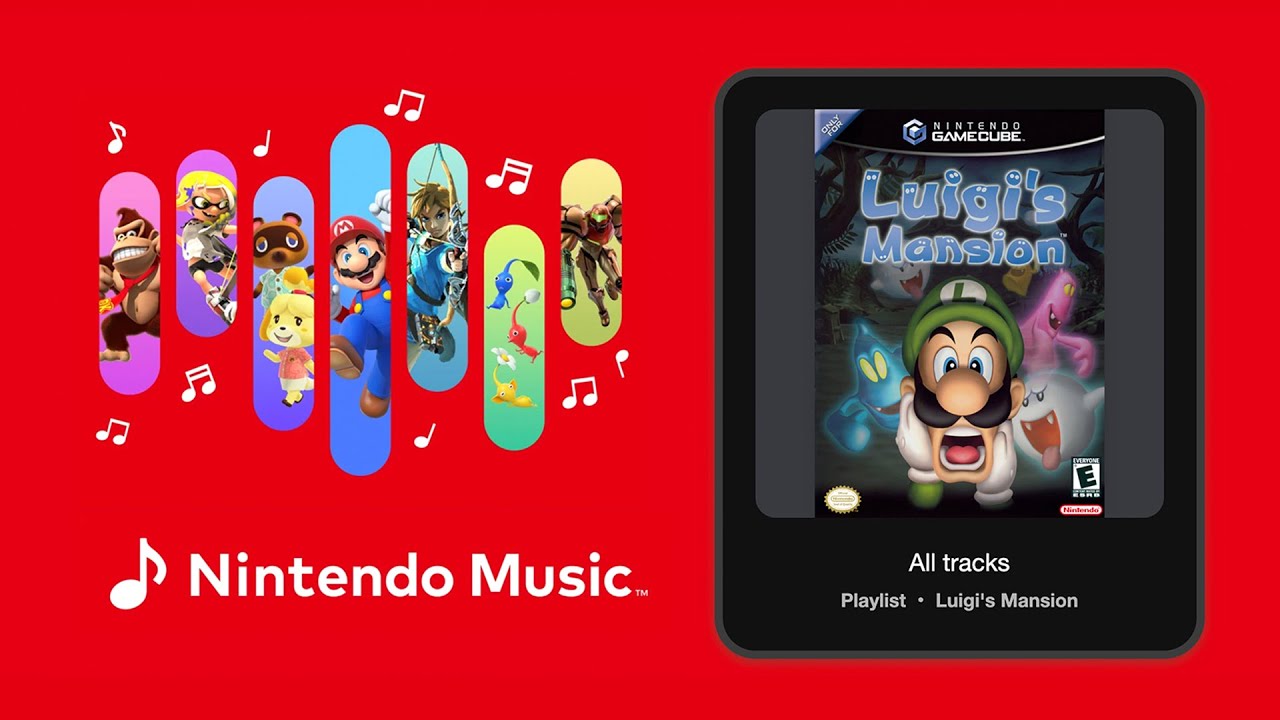 All Luigi's Mansion Tracks on Nintendo Music