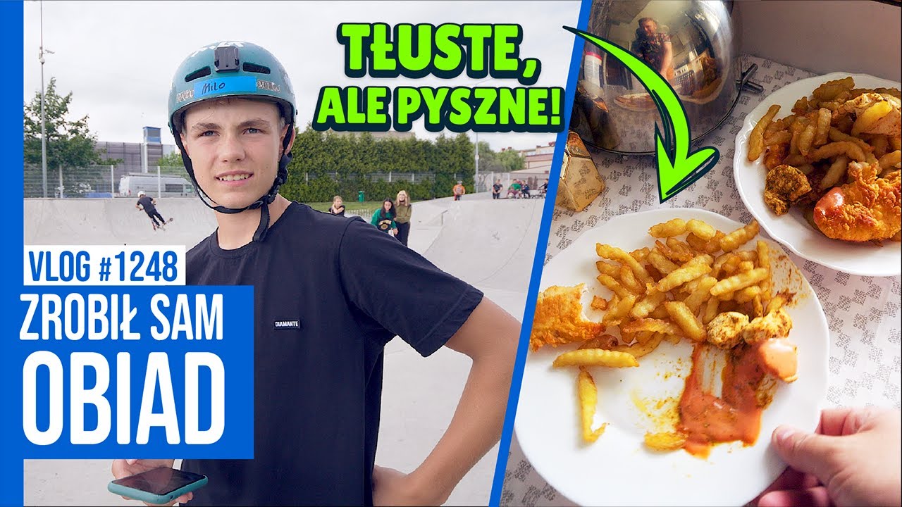 MIŁOSZ ZROBIŁ SAM OBIAD / VLOG #1248