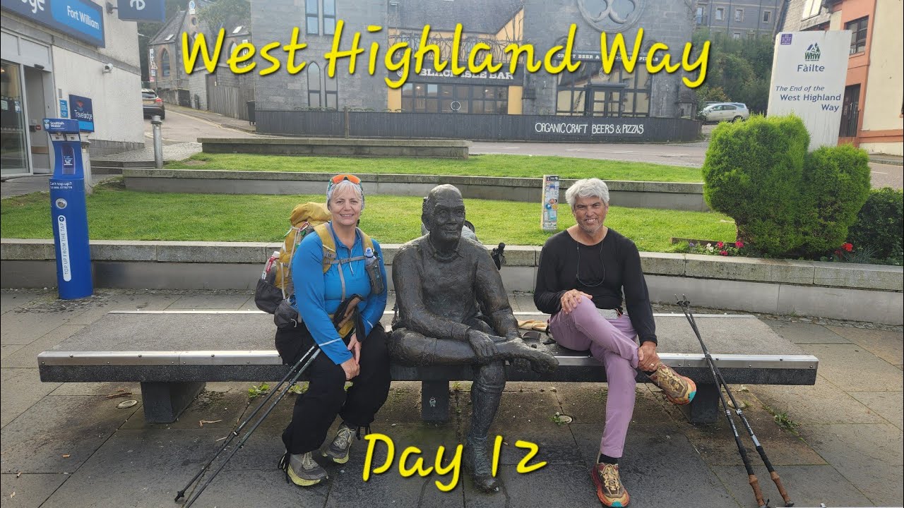 West Highland Way Day 12  End of Trail (Glen Nevis Caravan to Fort William)  93.9 - 96.8) mileage