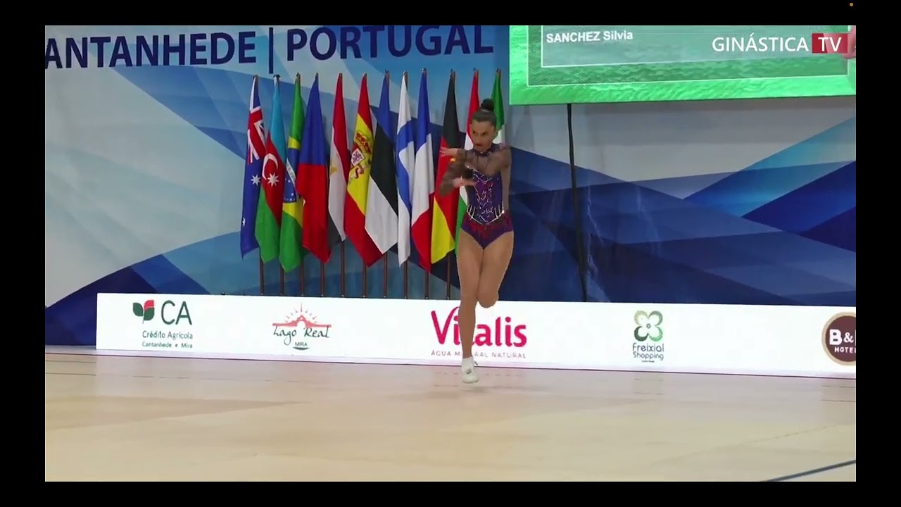 SANCHEZ Silvia (ESP) - JUNIOR IW qualifications  Aerobic gymnastic Fig open 2024, CANTANHEDE