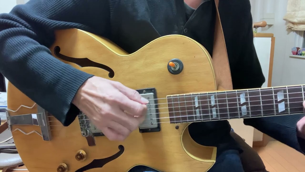 Gibson ES-175NT_1991 (アンプ直音)