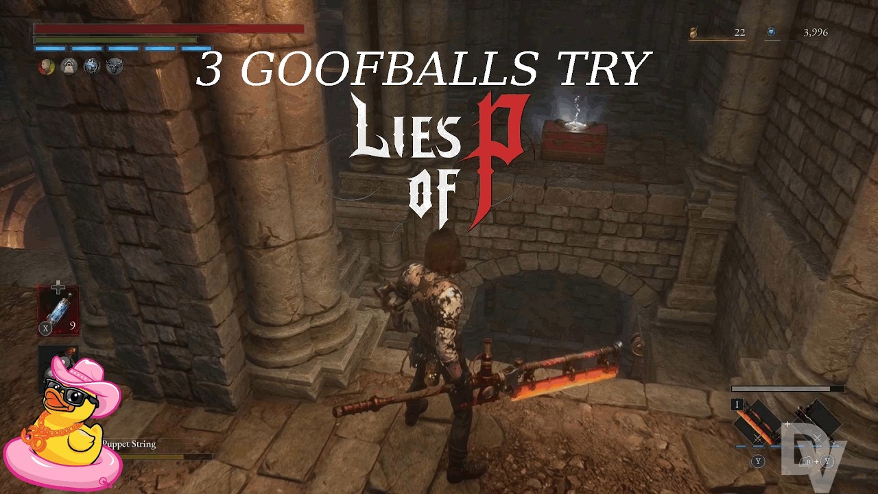 3 Goofballs try Lies of P - Episode 37 - Mr Gunman