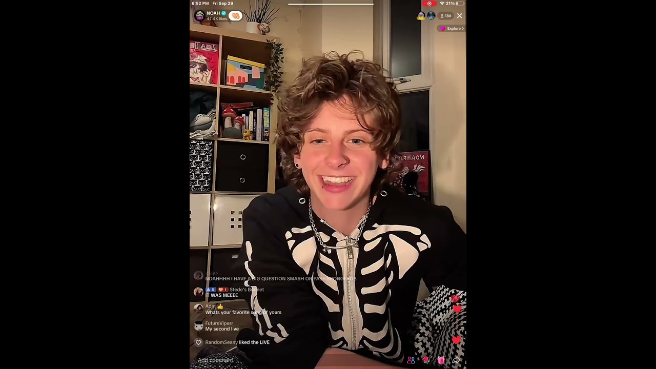 NOAHFINNCE TIKTOK LIVE STREAM ON 29/9/2023