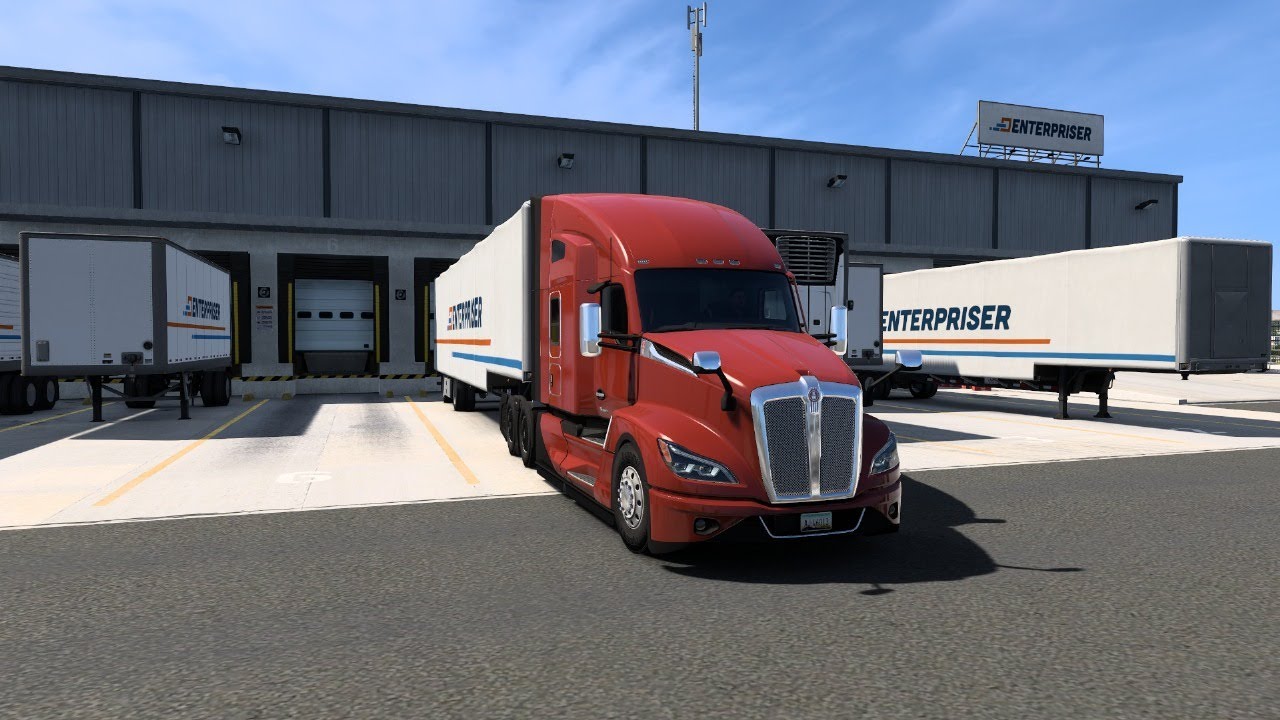 Disfrutando del los paisajes de EUA en un hermoso Kenworth T680 Next Gen || American Truck Simulator