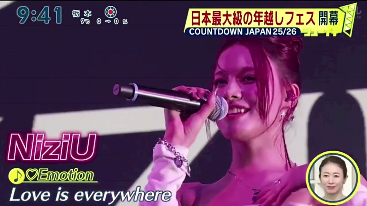 COUNTDOWN JAPAN 25/26 開幕 DISH// 櫻坂46 BOYNEXTDOOR Da-iCE NiziU Novelbright SUPER BEAVER HANA 宮野真守