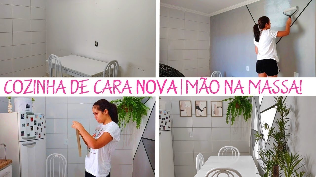 TRANSFORMEI MINHA COZINHA COM DECORAÇÃO E FICOU LINDA!