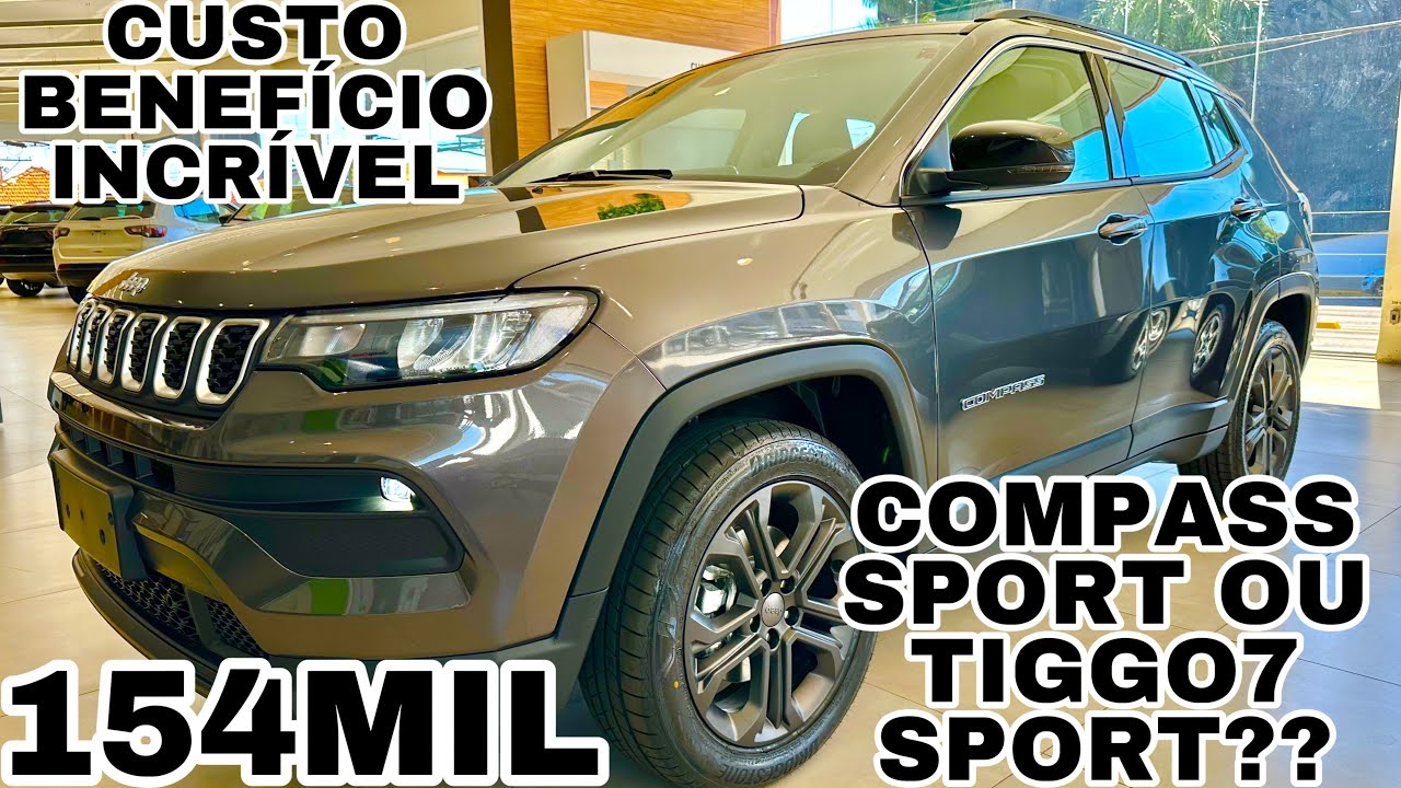NOVO JEEP COMPASS SPORT 2025 1.3 TURBO EM DETALHES | MAIS BARATO QUE TCROSS E CRETA!!