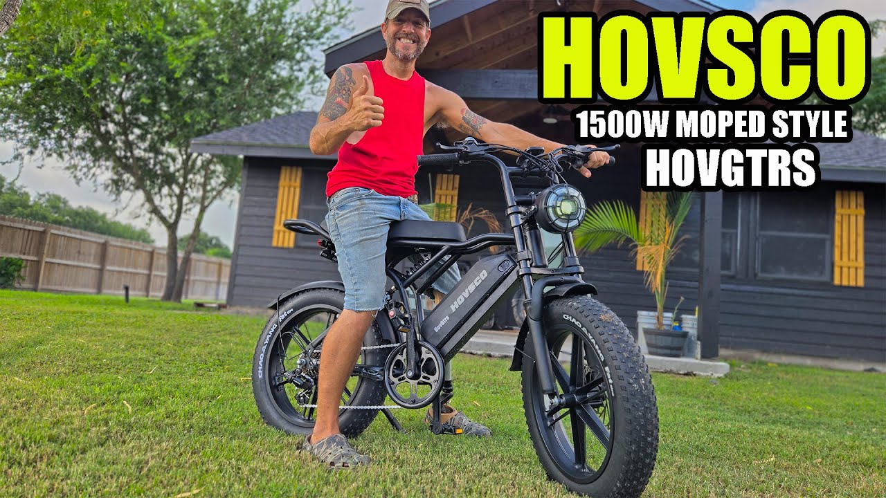 My Honest Review Of The Hovsco HovGtrs 1500W Moped Style Electric Bike