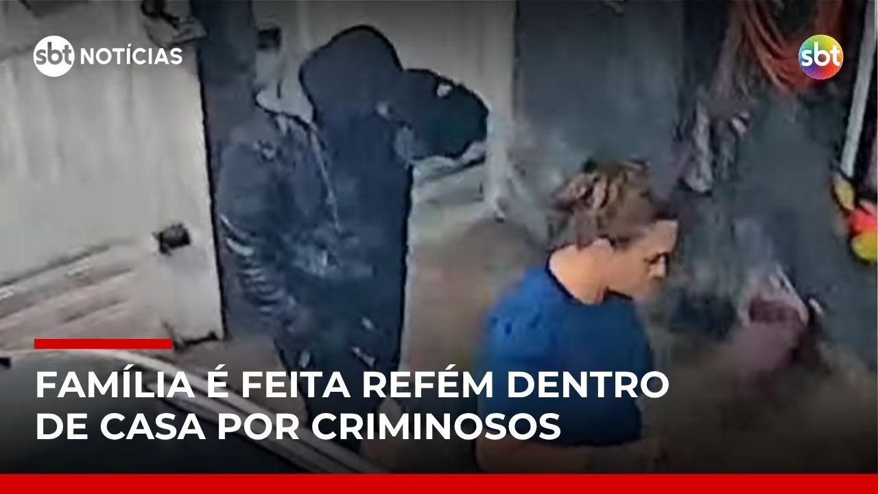 Policial civil é preso com comparsas após fazer família refém em SP | #SBTNotícias