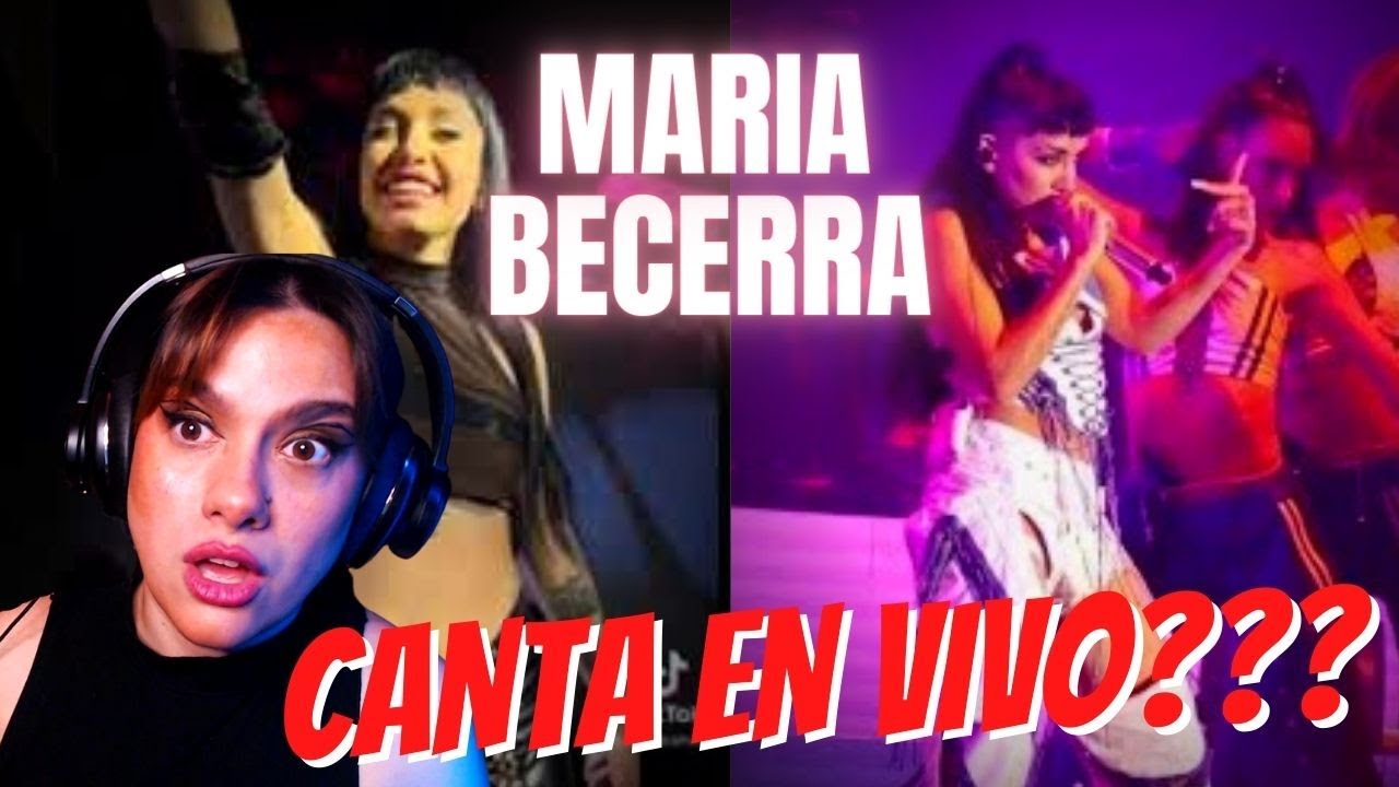 MARIA BECERRA - AUTOMÁTICO ( EN VIVO) | COMO ES SU VOZ EN VIVO??? | REACCION Y ANÁLISIS VOCAL