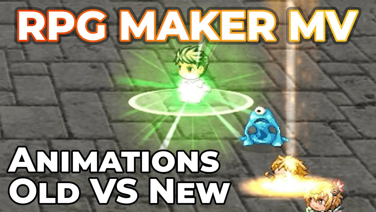 Il Mio Videogioco Battle Sequences - RPG Maker MV Old VS New Animations - Gamedev Devlog