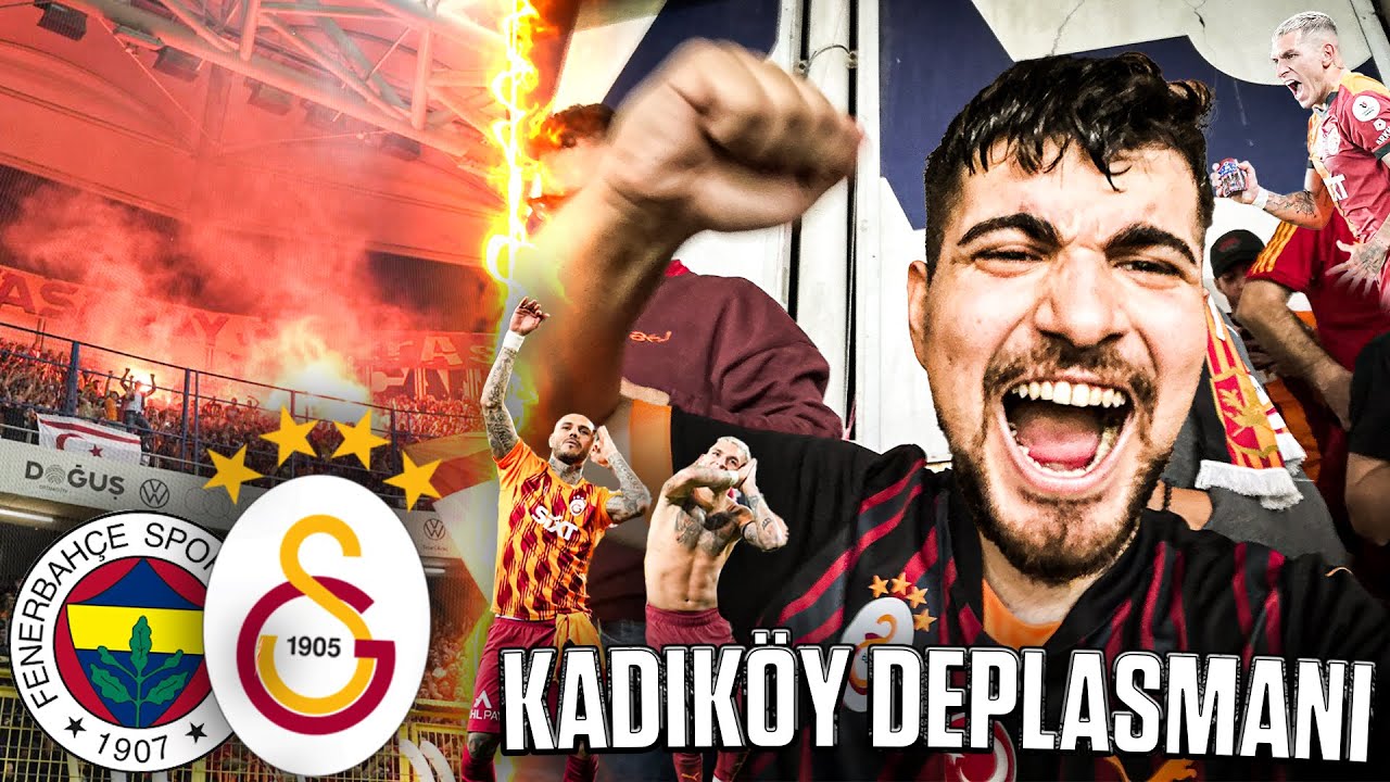KADIKÖY DEPLASMANI YIKILIYOR BÖYLE BİR TRİBÜN YOK 🔥 | Fenerbahçe 1-3 Galatasaray Stad Vlog