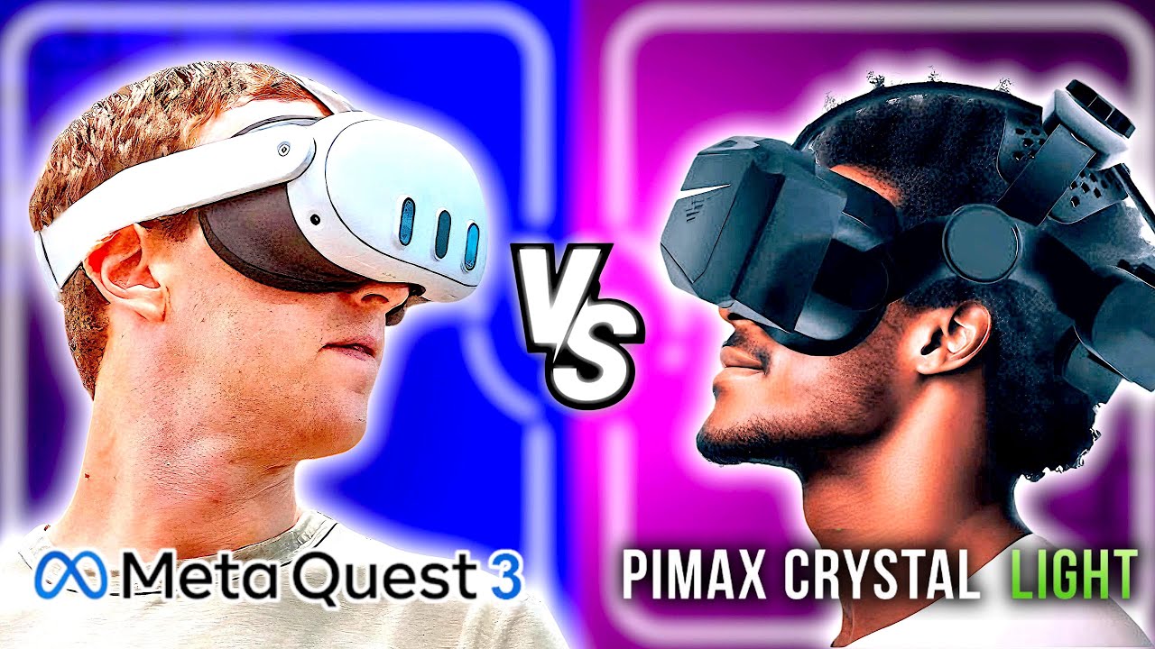 META QUEST 3 vs PIMAX CRYSTAL LIGHT : Lequel choisir ?