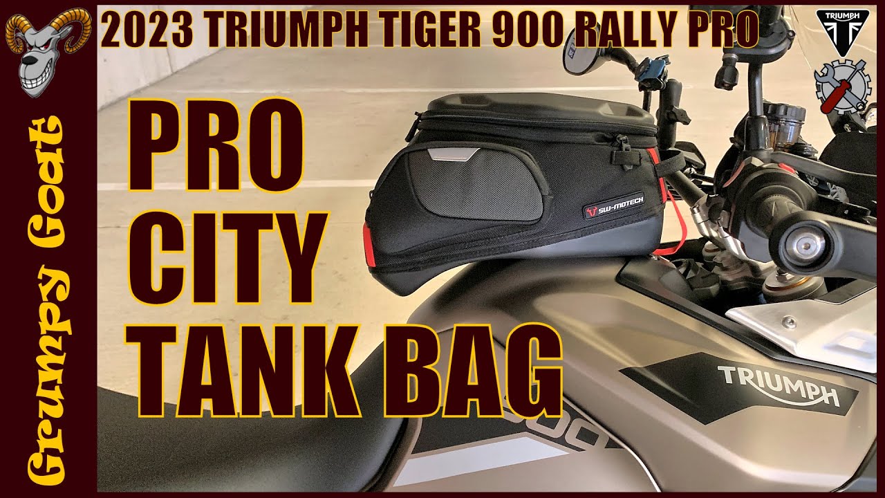 SW Motech PRO City Tank Bag fitted .. key accessed | First Mods Series | Triumph Tiger 900 Rally Pro