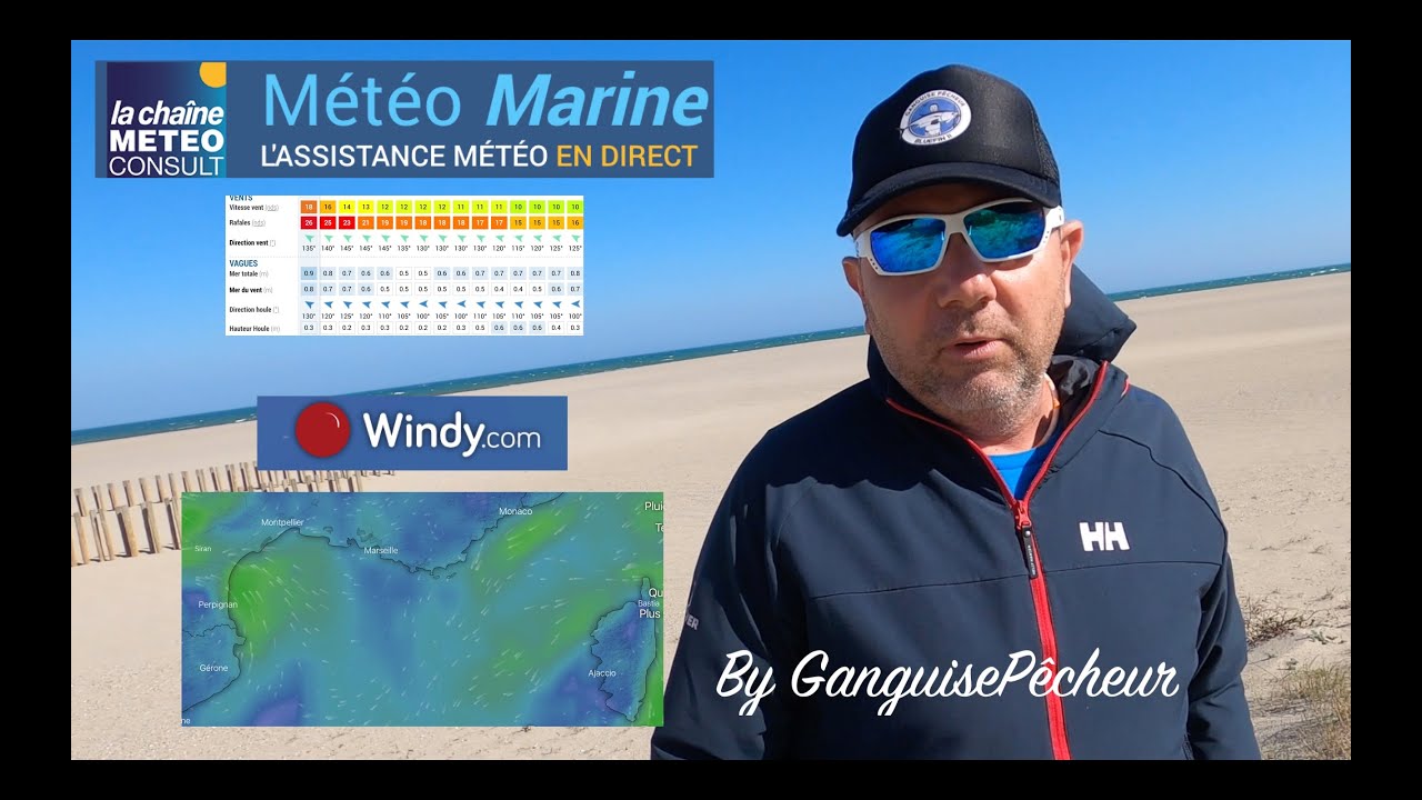 Météo 🌤 &  Pêche en Bateau Mer et eau douce  🌪🌊