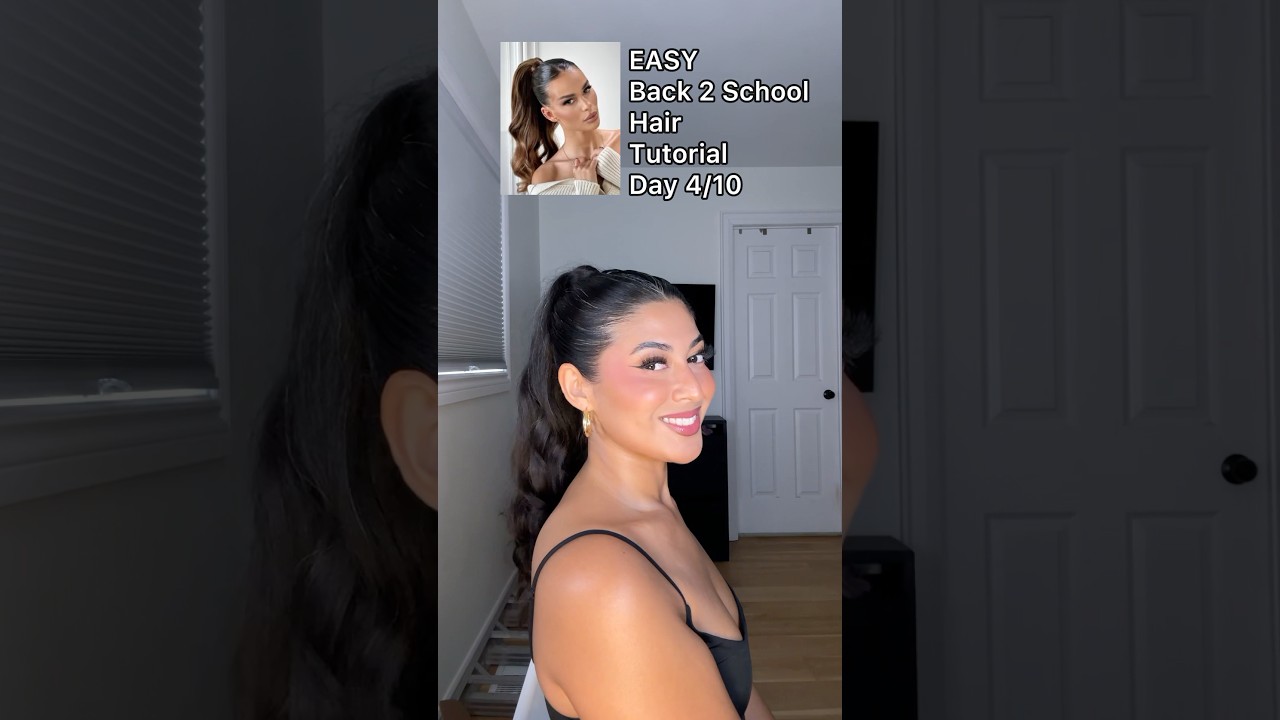 EASY Back To School Hairstyle ✨ #hairtutorial
