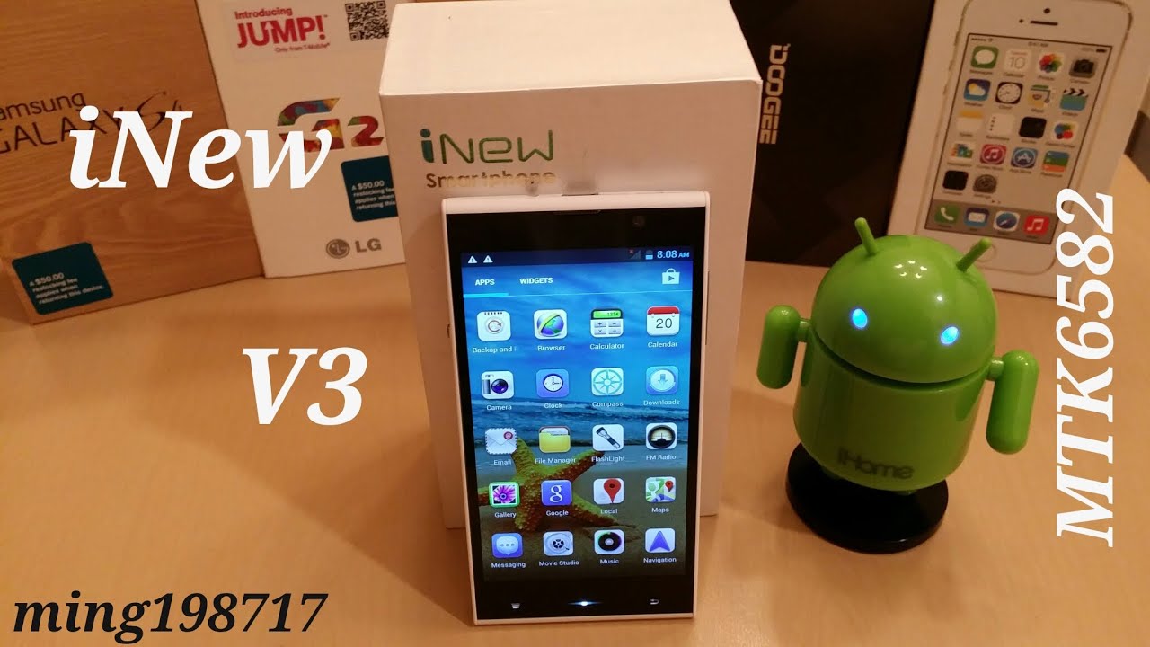iNew V3 MTK6582 1,3 ГГц 16 ГБ NFC OTG Dual Sim &mdash; распаковка!