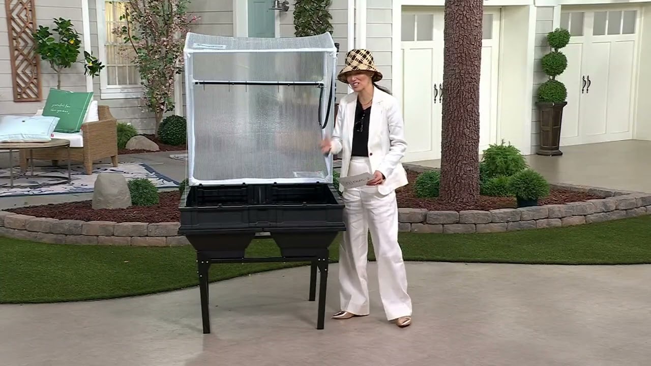 Vegepod Self Watering Raised Garden Bed with Cover on QVC