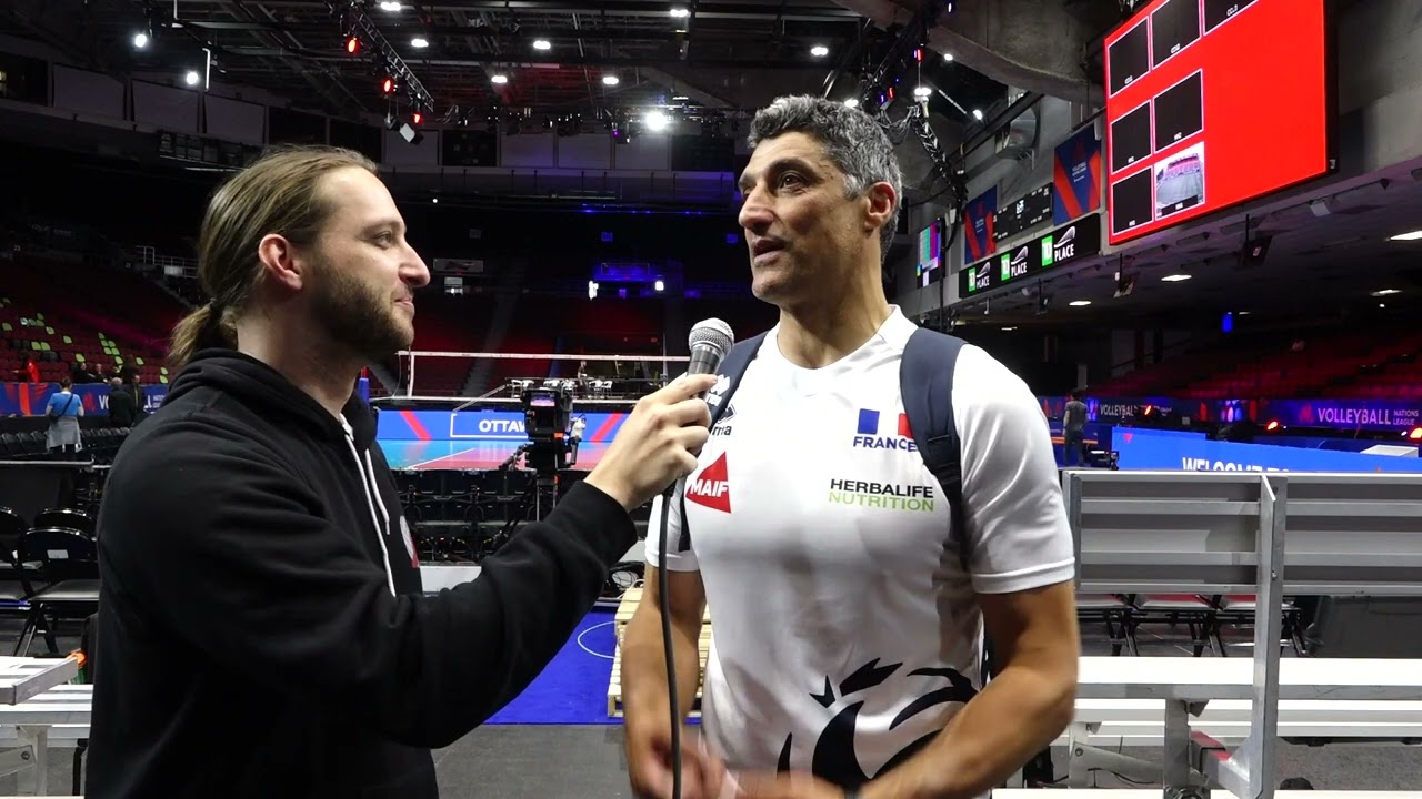 Andrea Giani | Head Coach - France | VNL Ottawa 2022