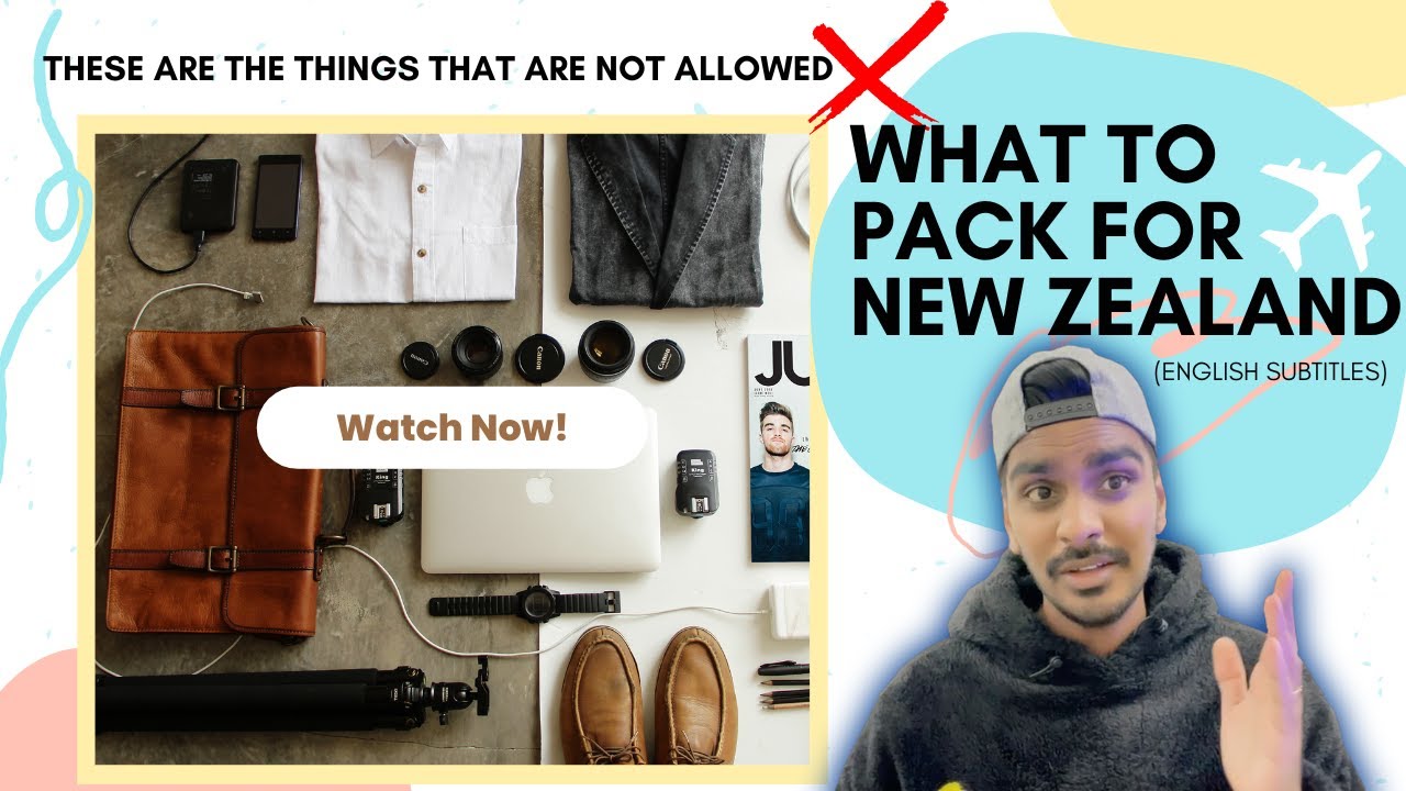 THINGS YOU SHOULD AND SHOULDN'T PACK when moving to New Zealand in Tamil with English subtitles