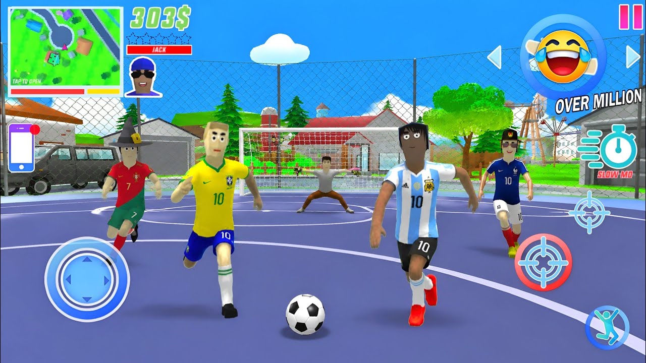 Jack Become Football Player ⚽🥳 in Dude Theft Wars