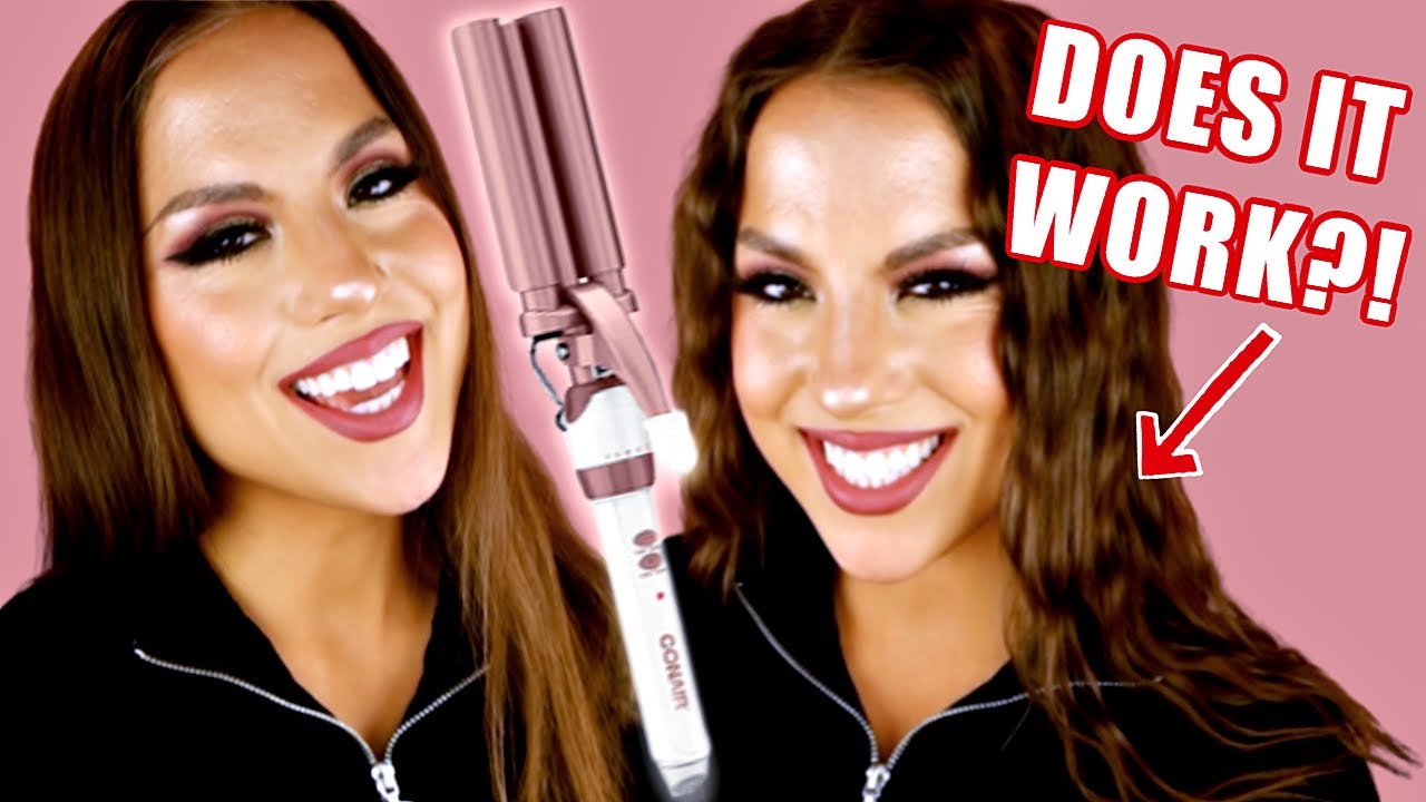 Обзор плойки Conair Double Ceramic Triple Barrel Waver: Урок по созданию пляжных волн (ЛЕГКО!)
