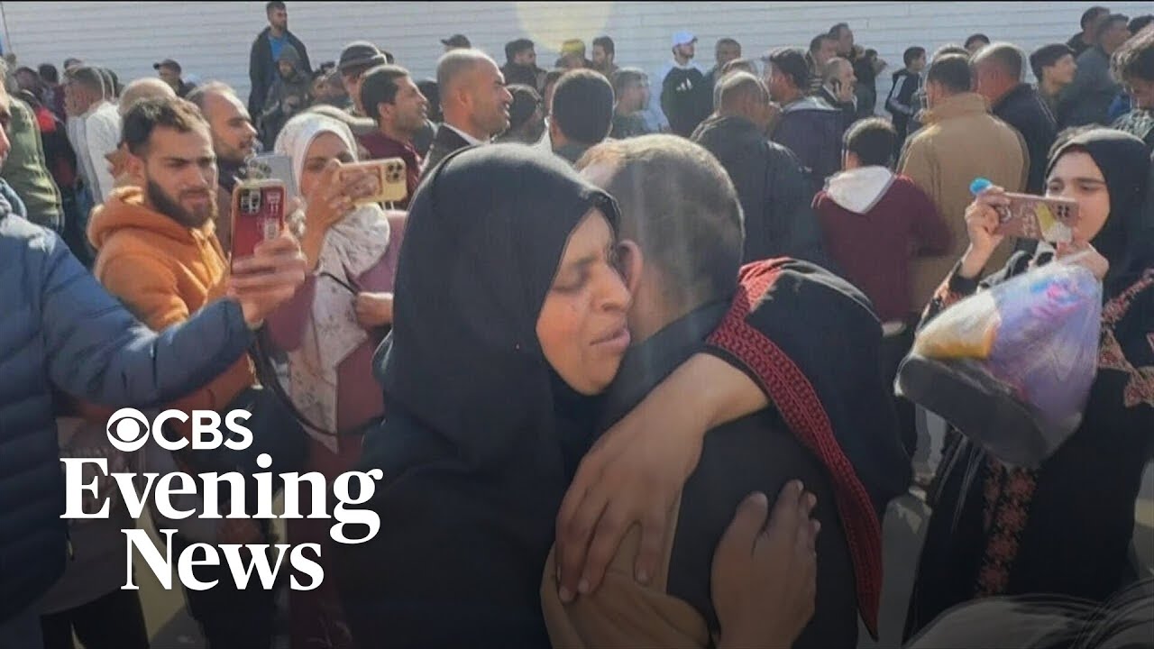 Israel celebrates return of 3 more hostages, including an American-Israeli