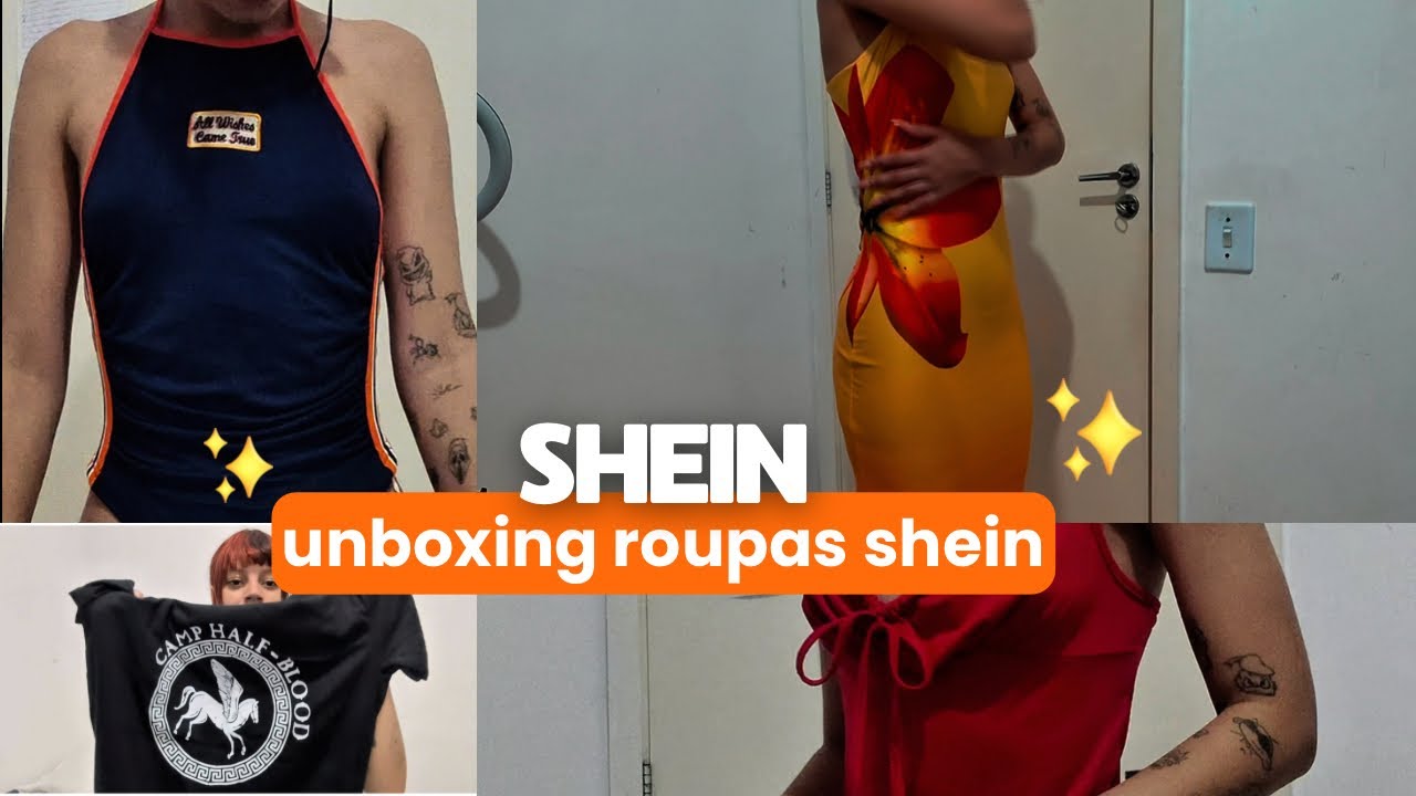 UNBOXING SHEIN e SHOPPE 