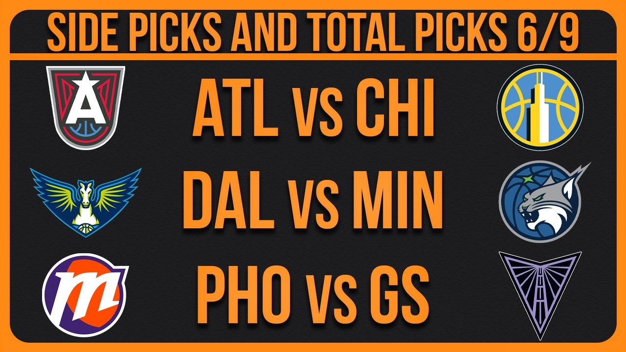 WNBA Picks Today | Best Bets & Predictions Tuesday 6/9/26