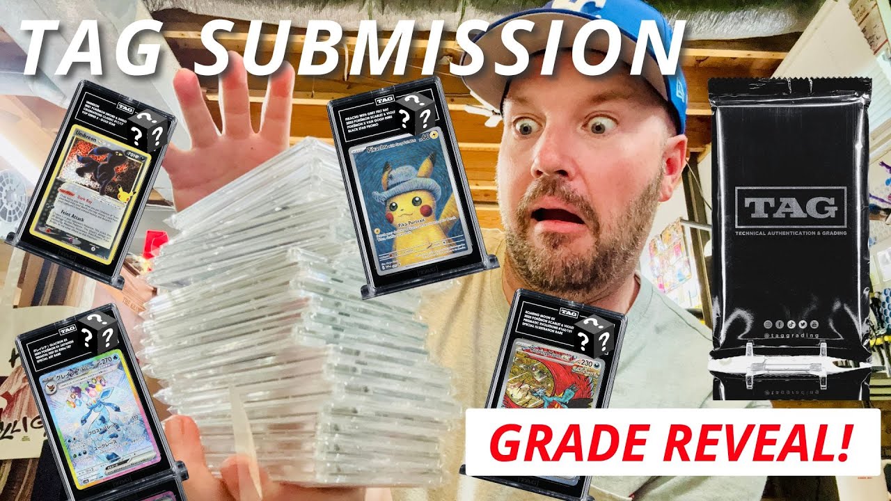 TAG Pokémon Grading Submission — MASSIVE Grade Reveal!
