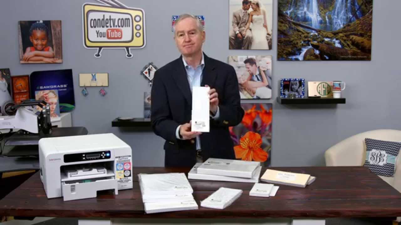 Sawgrass Dye Sublimation Virtuoso SG400 Printer Evaluation Video #3 of 4 -