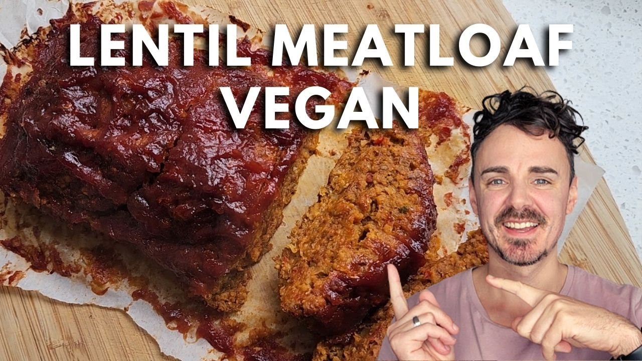 ONE can of Lentils Makes the BEST Meatloaf - Vegan Lentil Meatloaf Recipe