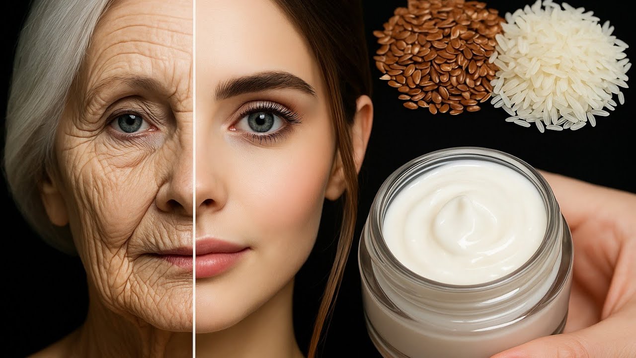 DIY Anti-Aging Cream | Homemade Wrinkle Remover for Glowing Skin! Rice face mask