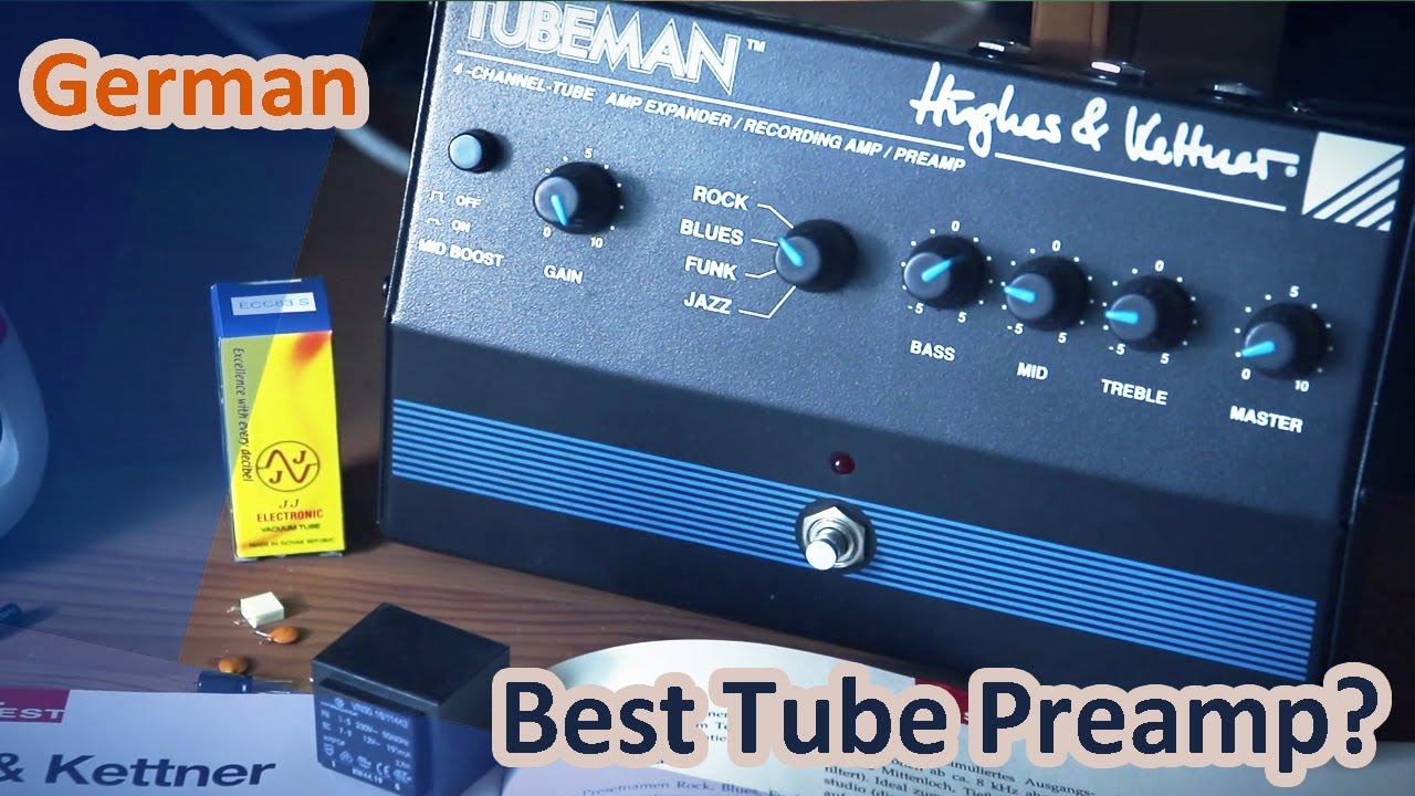 Hughes & Kettner Tubeman Tube Preamp | Circuit, Sounds, Mods [GER]