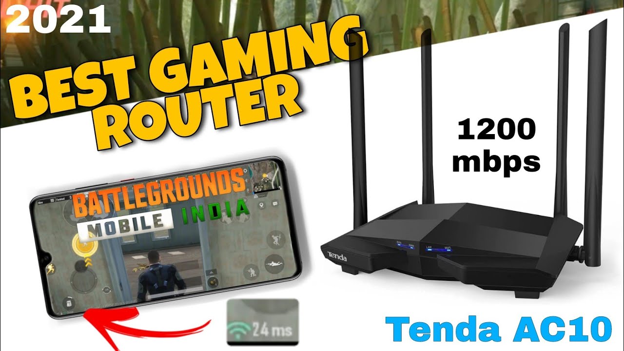 Best Gaming Router For BGMI  | Tenda AC10 Best budget gaming Router 🔥