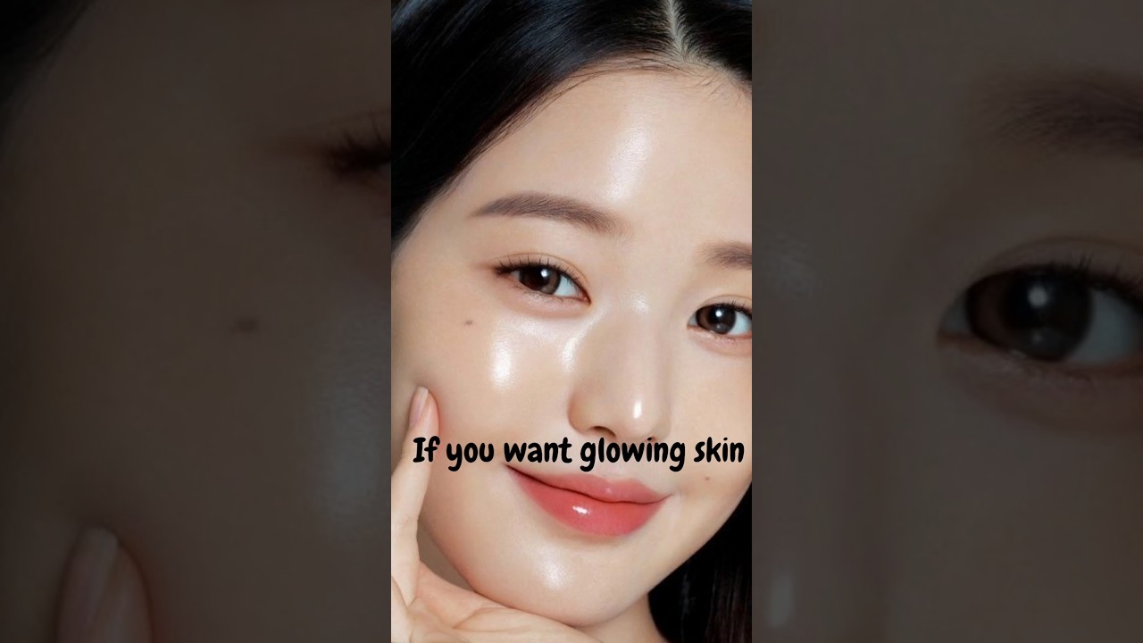 Korean Skincare Secrets for a Glowing Glass Skin #koreanskin #glassskin #glowingskin#skincare#shorts