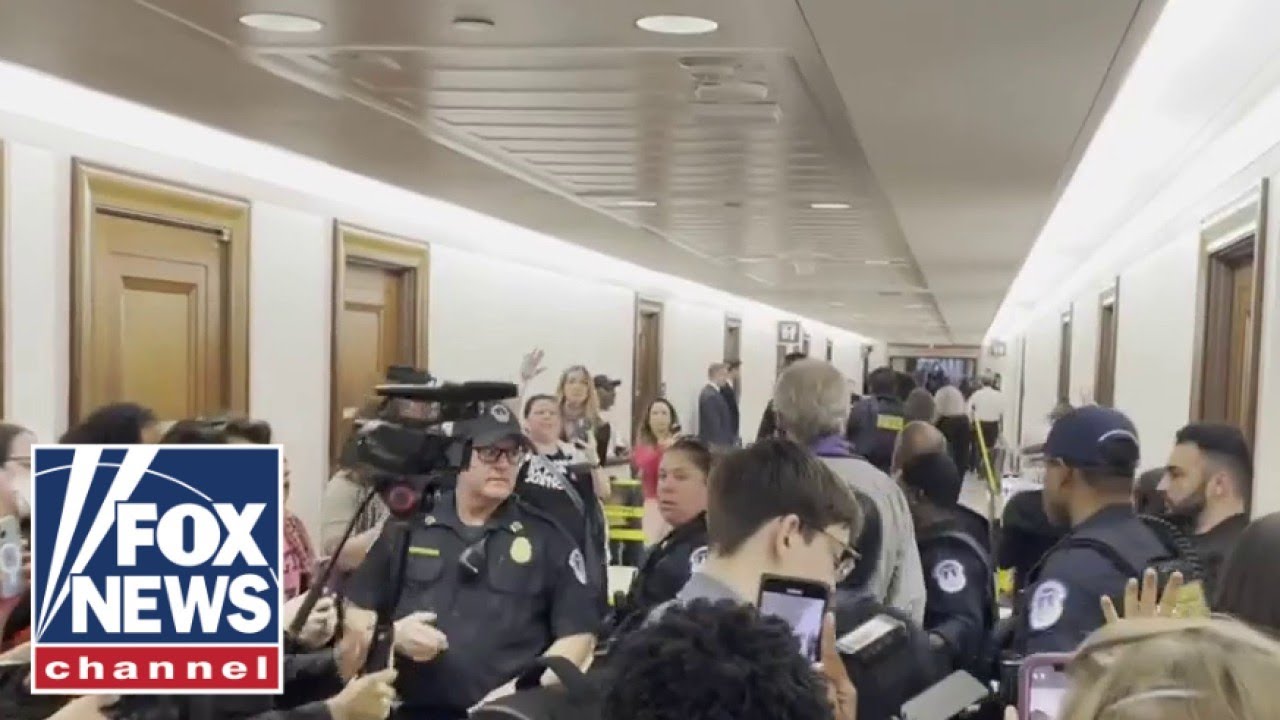 WATCH: Anti-Israel protesters shut down Senate cafeteria