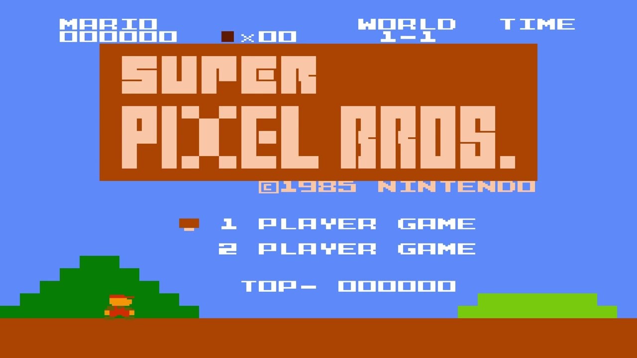 Super Pixel Bros (NES) Longplay