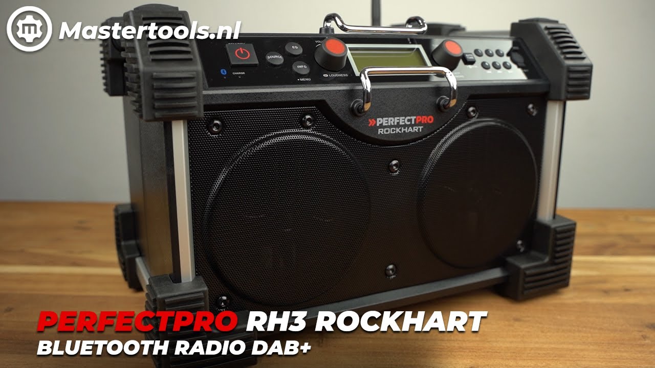 Perfectpro RH3 Rockhart Bluetooth Radio DAB+ | Mastertools.nl