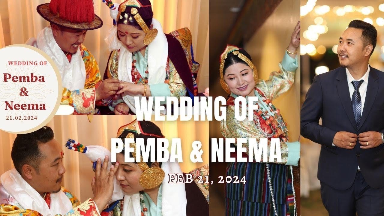 Pemba chhiri Sherpa and Neema Sherpa weddings in Hotel Tibet international boudha 21-02-2024.