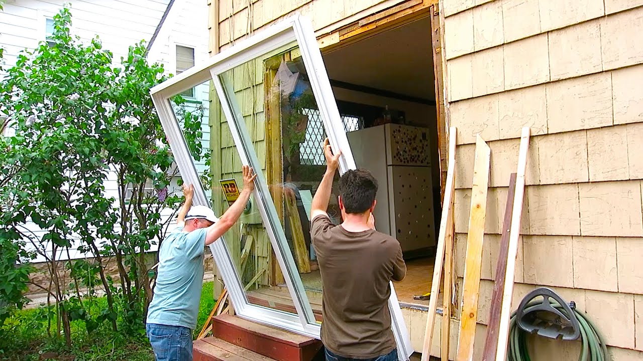 NEW SLIDING GLASS DOOR INSTALLED!