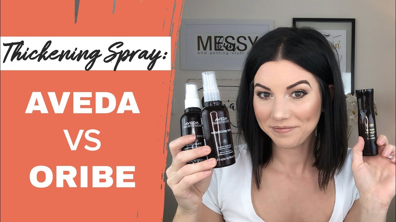 Best Hair Thickening Spray: Aveda Thickening Tonic & Oribe Maximista Thickening Spray Review