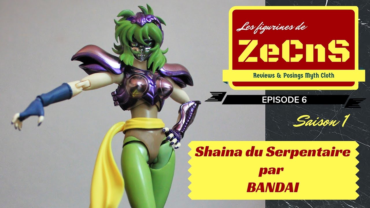 Saint Seiya Myth Cloth - Les Figurines de ZeCnS - Shaina du Serpentaire Bandai Review