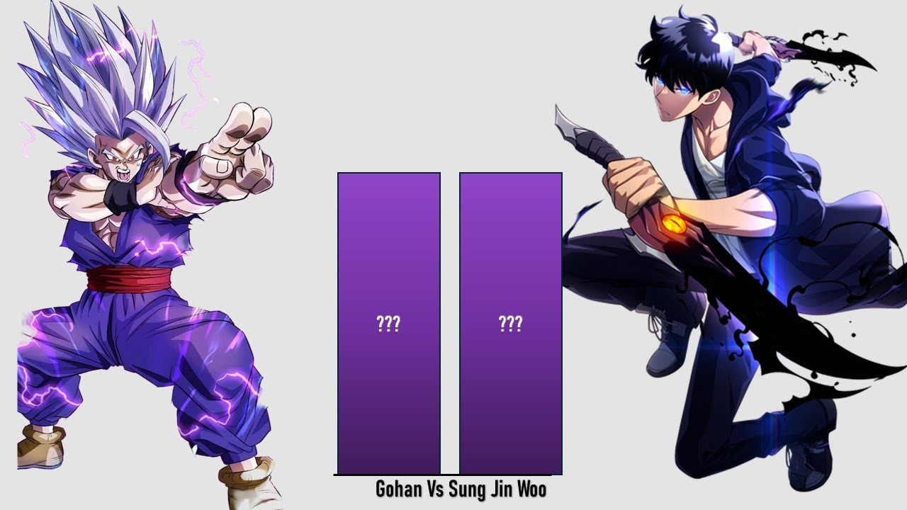 Gohan Vs Sung Jin Woo Power Level