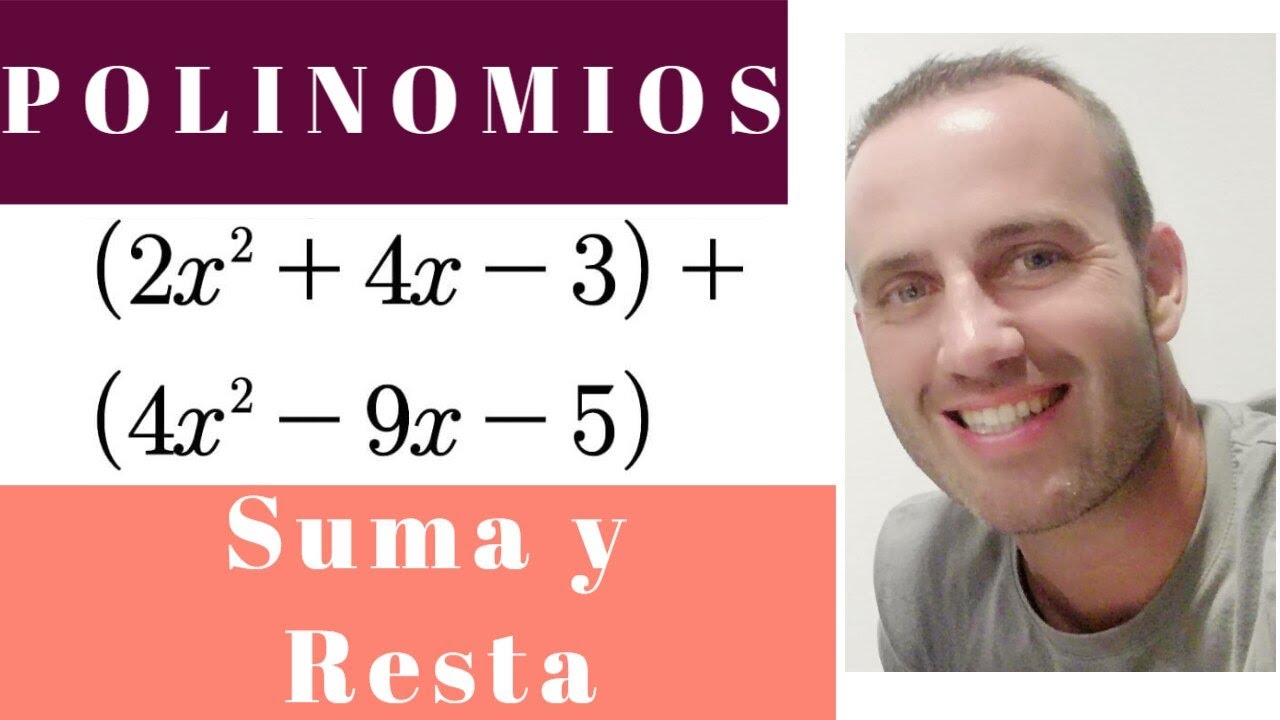 suma y resta de POLINOMIOS