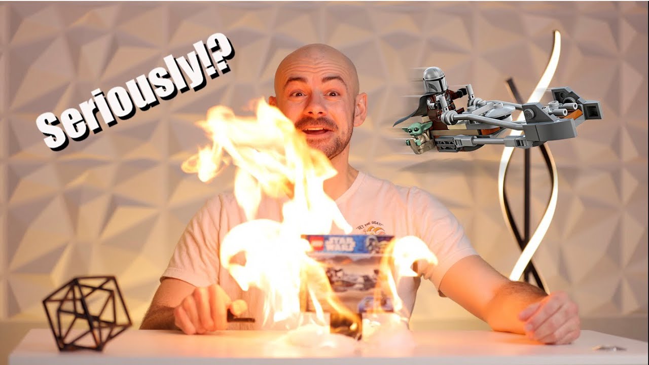 LEGO Star Wars The Mandalorian and Grogu Speeder Bike Review
