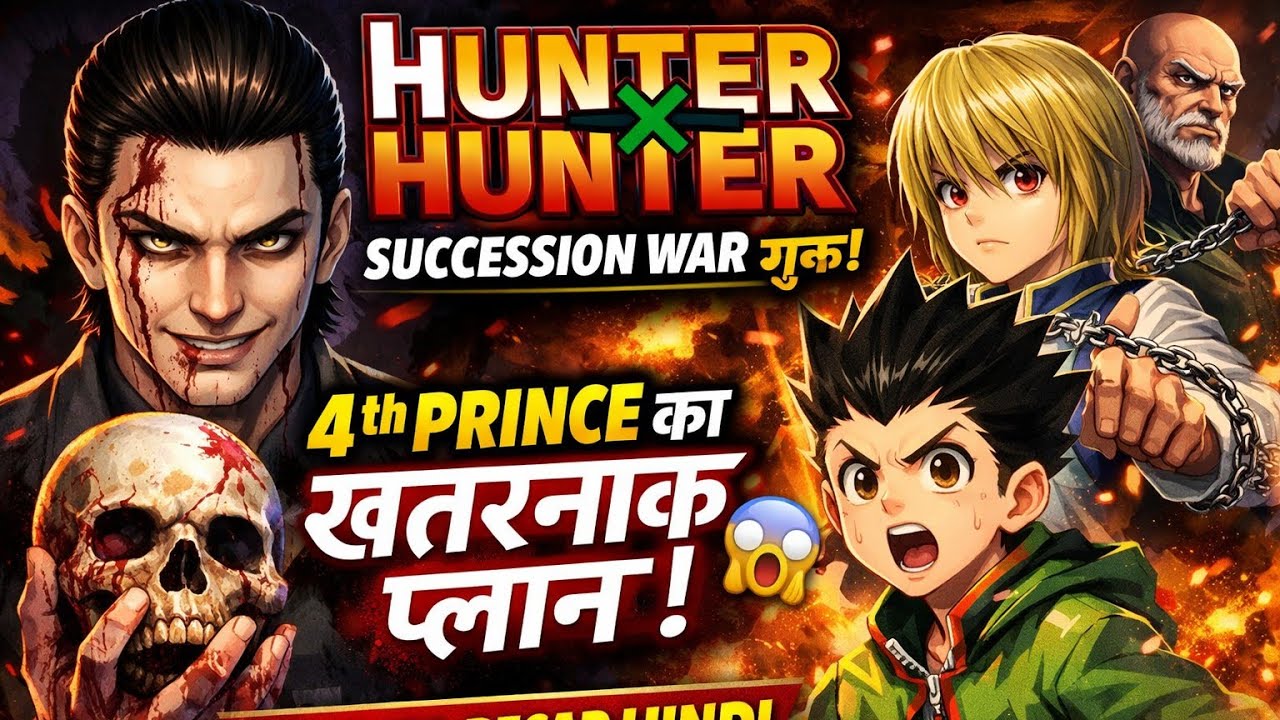 Hunter x Hunter Succession War शुरू! 4th Prince का खतरनाक प्लान 😱 | Chapter Recap Hindi