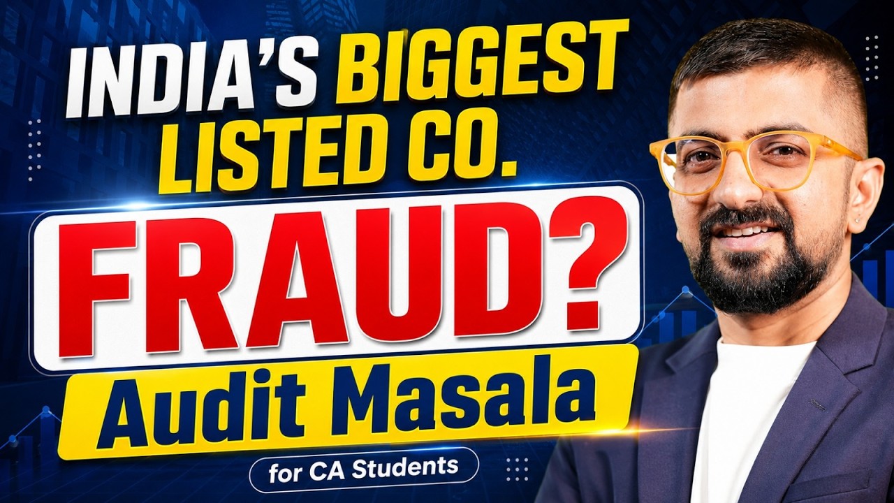 ₹15 Lakh Crore Revenue Scam? What Auditors Missed | Audit Masala for CA Students | Neeraj Arora