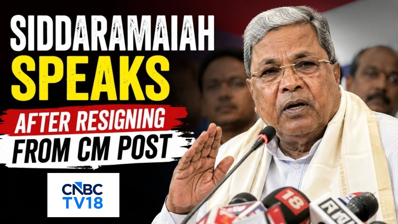 Karnataka News LIVE: Siddaramaiah Addresses Media After Resigning from CM Post | DK Shivakumar |N18L
